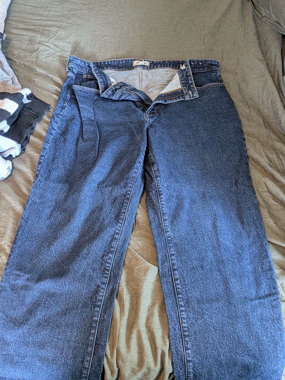 Classic High-Waist Dark Blue Women’s Jeans